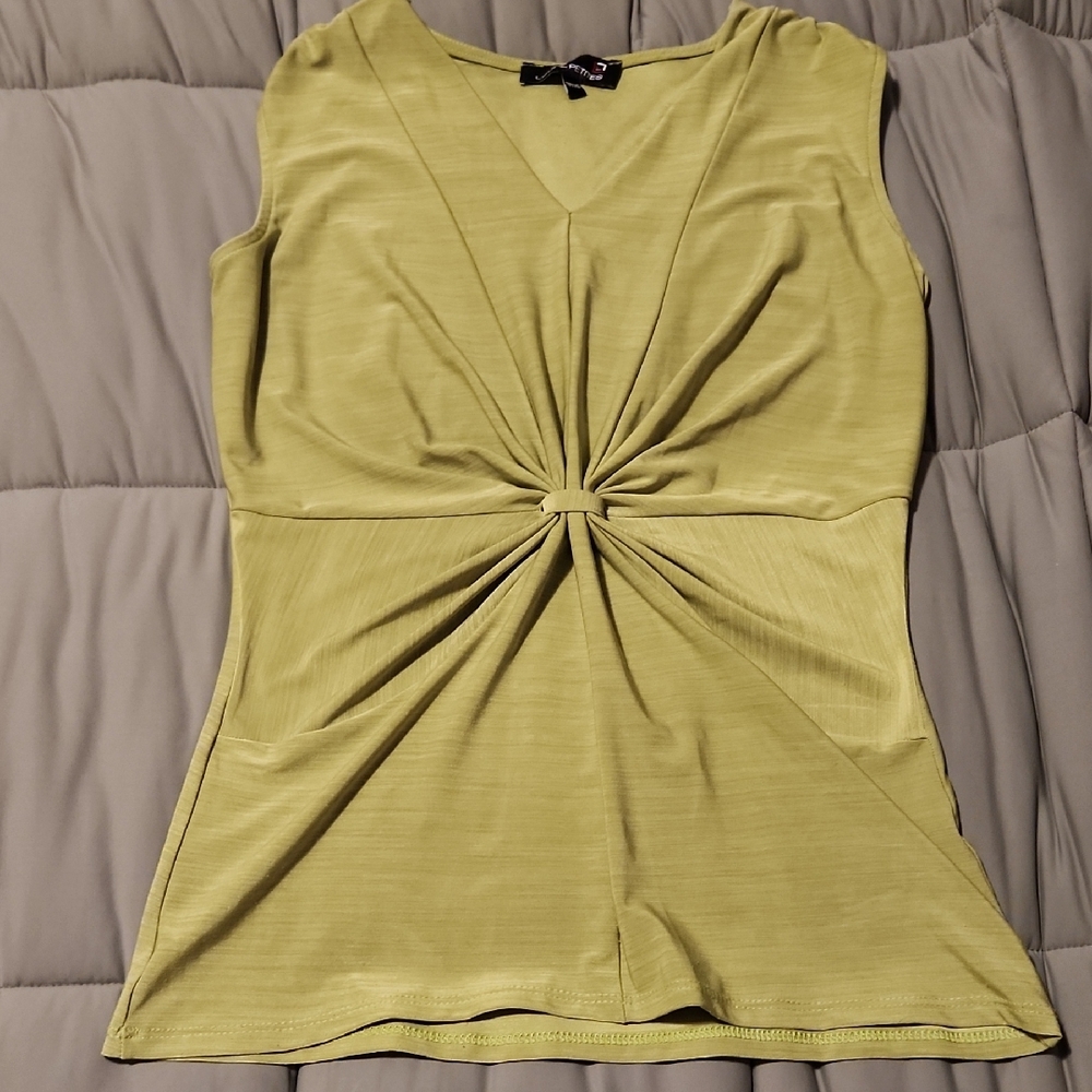 Laura Petites Knot-front Tank